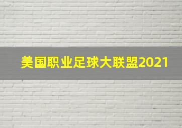 美国职业足球大联盟2021