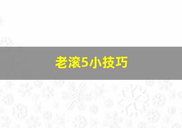 老滚5小技巧