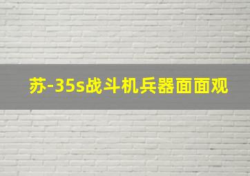 苏-35s战斗机兵器面面观