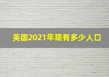 英国2021年现有多少人口