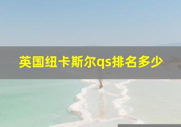 英国纽卡斯尔qs排名多少