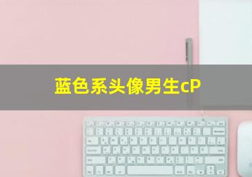 蓝色系头像男生cP