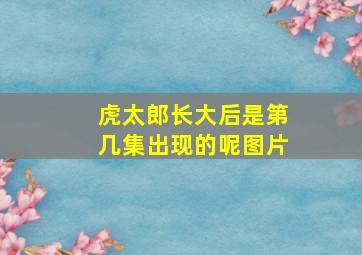 虎太郎长大后是第几集出现的呢图片