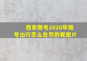 西安限号2020年限号出行怎么处罚的呢图片