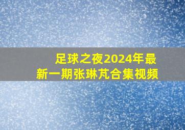 足球之夜2024年最新一期张琳芃合集视频