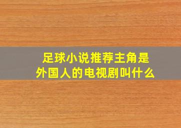 足球小说推荐主角是外国人的电视剧叫什么