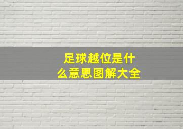 足球越位是什么意思图解大全