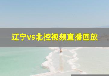 辽宁vs北控视频直播回放