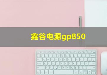 鑫谷电源gp850