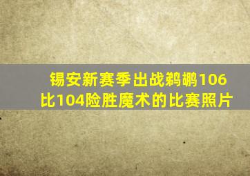 锡安新赛季出战鹈鹕106比104险胜魔术的比赛照片