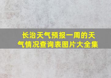 长治天气预报一周的天气情况查询表图片大全集