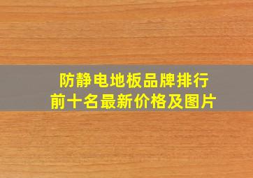 防静电地板品牌排行前十名最新价格及图片