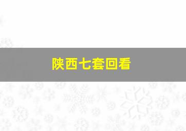 陕西七套回看