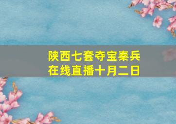 陕西七套夺宝秦兵在线直播十月二日