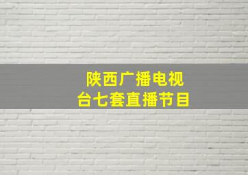 陕西广播电视台七套直播节目