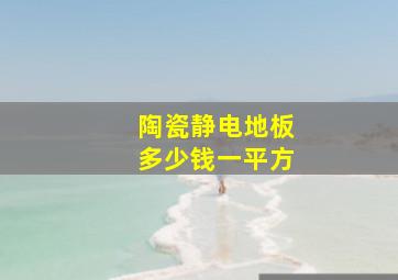 陶瓷静电地板多少钱一平方