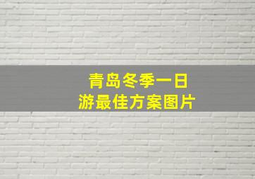 青岛冬季一日游最佳方案图片