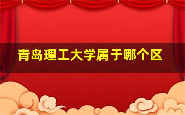 青岛理工大学属于哪个区