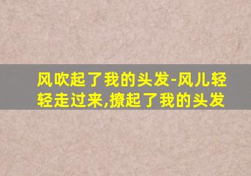 风吹起了我的头发-风儿轻轻走过来,撩起了我的头发