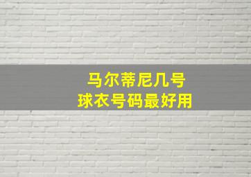 马尔蒂尼几号球衣号码最好用