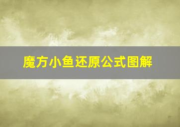 魔方小鱼还原公式图解