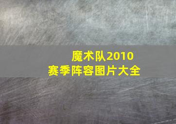 魔术队2010赛季阵容图片大全